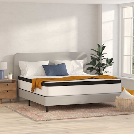 Flash Furniture 12" Firm Hybrid Mattress-King Mattress in a Box CL-FR231-12-K-GG